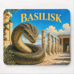 Basilisk, Gothic Fantasy Monster Mousepad