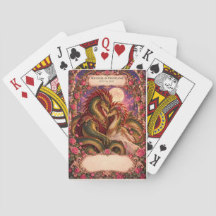 Basilisk-Hochzeitsgästebuch-Unterschriftendeck Spielkarten