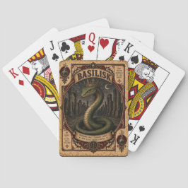 Basilisk, Vintage Zirkusmonster Spielkarten