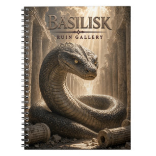Basilisken-Ruinengalerie Dark Cinema Notizblock
