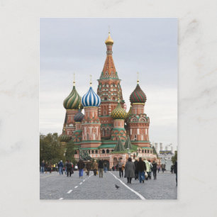 Basilius-Kathedrale. Roter Platz Moskau Russland Postkarte
