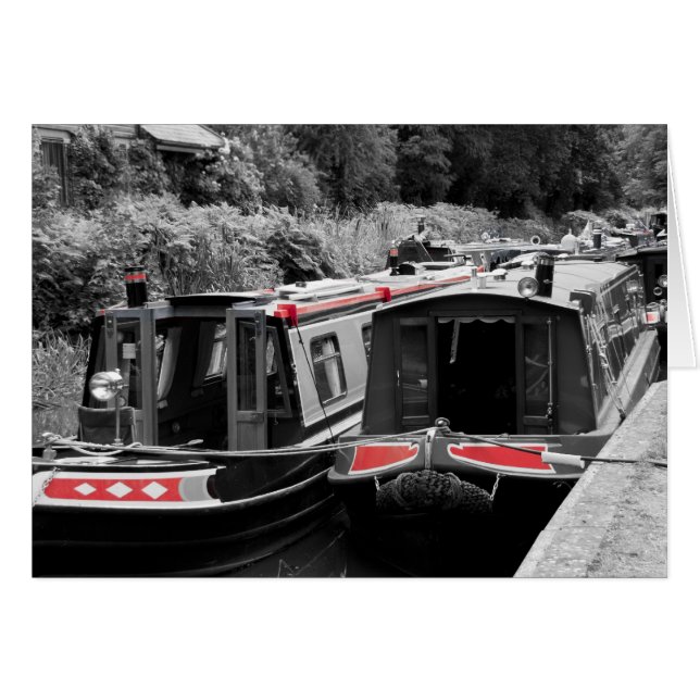 Basingstoke Canal Boote (Vorderseite (Horizontal))