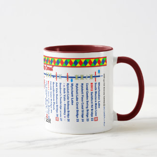 Basingstoke Kanal-Weg-Karte (2 von 2) Tasse