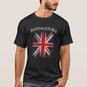 Basingstoke Vintage Retro Britische Flagge Lustig T-Shirt