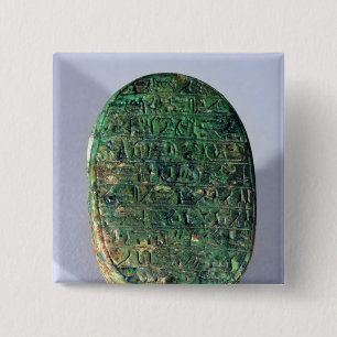 Basis eines Heiratscarabäus von Amenhotep III Button