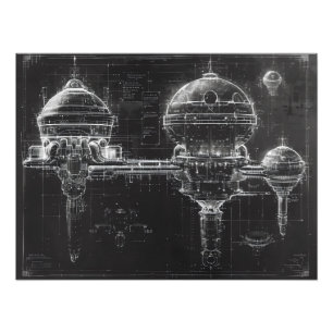 Basis für schwarze Diagramme Fotodruck