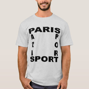 Basische Asche-T-Shit PARIS SPORT T-Shirt