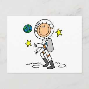 Basische Astronauten T-Shirts und Geschenke Postkarte