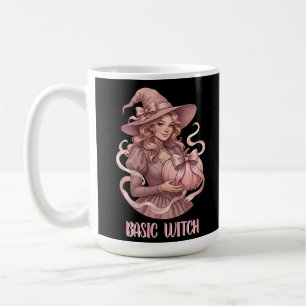 Basische Hexe Coquette Vintage Rosa Kürbis Kaffeetasse