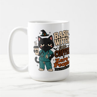 Basische Hexe Extra Kaffee Null Leute Große Tasse