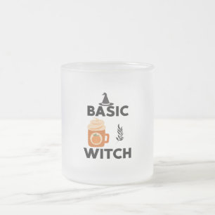Basische Hexen-Kaffeetasse Mattglastasse