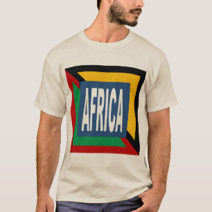 Basisches Sandt-Shirt DESIGN AFRICA T-Shirt
