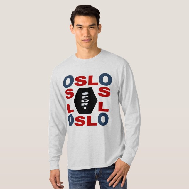 BASISCHES T-SHIRT DESIGN OSLO SPORT (Vorne ganz)