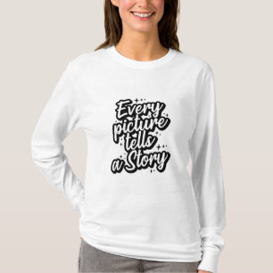 Basisches T-Shirt mit langen Mänteln