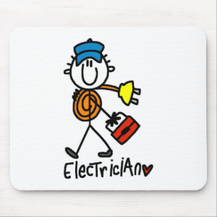 Basiselektriker T-Shirts und Geschenke Mousepad
