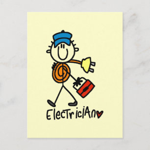 Basiselektriker T-Shirts und Geschenke Postkarte