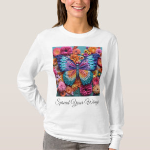 Basisherren-Langarm-T-Shirt für Damen T-Shirt