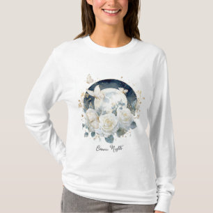 Basisherren-Langarm-T-Shirt für Damen T-Shirt