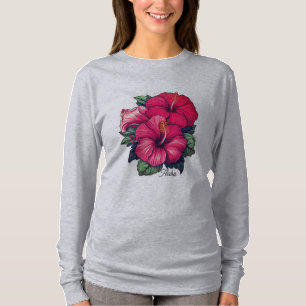 Basisherren-Langarm-T-Shirt für Damen T-Shirt