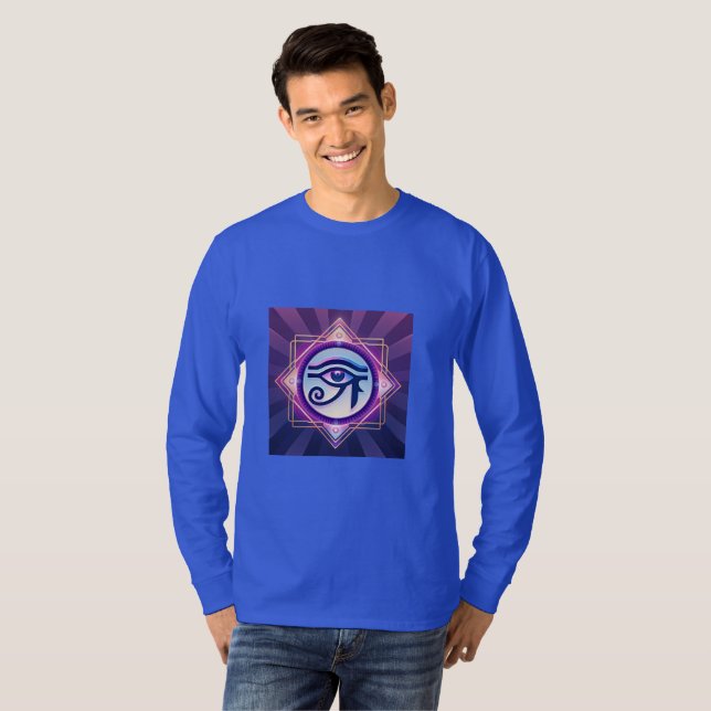 Basisherren-Langarm-T-Shirt T-Shirt (Vorne ganz)