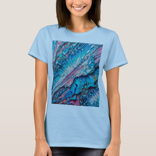 Basisherren-T-Shirt für Damen T-Shirt (Vorderseite)