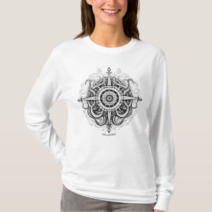 Basisherren-T-Shirt mit langen Ärmeln für Damen T-Shirt