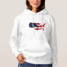 Basishoodie für Frauen – Amerika