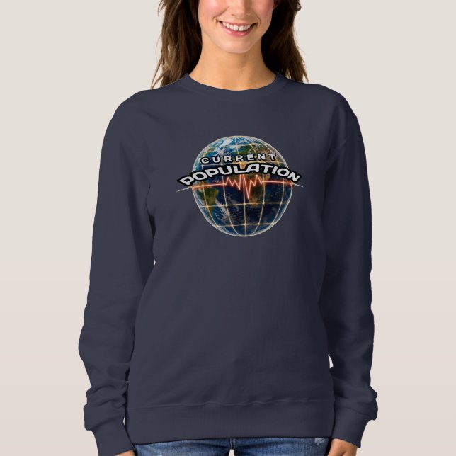Basisschlabberpullover für Frauen Sweatshirt (Vorderseite)