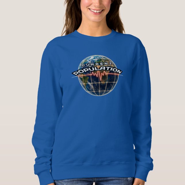 Basisschlabberpullover für Frauen Sweatshirt (Vorderseite)