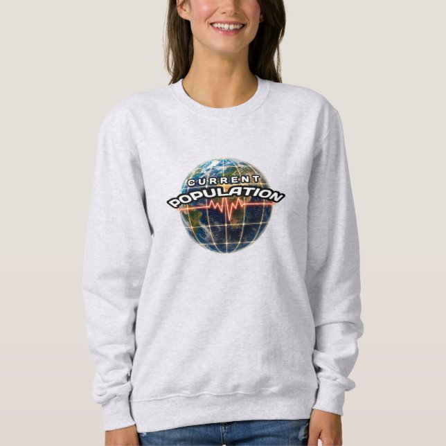 Basisschlabberpullover für Frauen Sweatshirt (Vorderseite)
