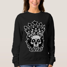 Basisschwenkpullover für Damen mit King Skull Logo