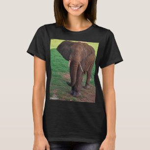 Basist-Shirt für Damen – Afrikanisches Elefantenpo T-Shirt
