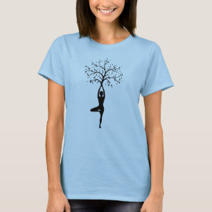 Basist-Shirt für Frauen Yoga Tree T-Shirt