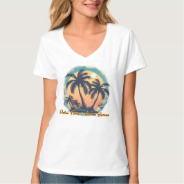 Basist-Shirt mit V-Ausschnitt für Damen T-Shirt