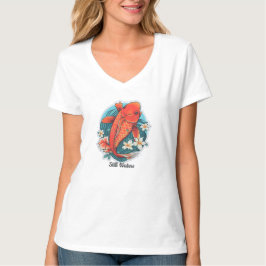 Basist-Shirt mit V-Ausschnitt für Damen T-Shirt