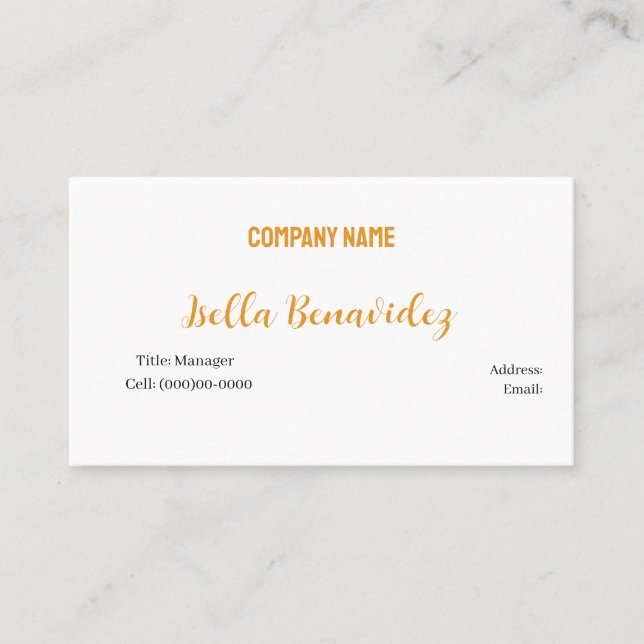 BASISVORLAGENKARTE VISITENKARTE (Vorderseite)