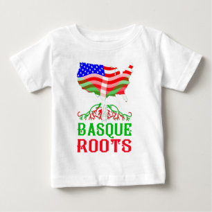 Baskenamerikanische Wurzeln Baby T-shirt