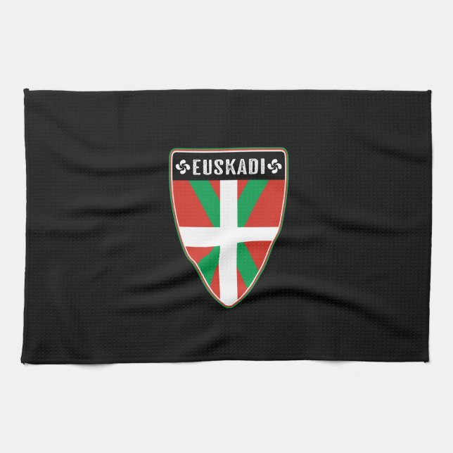 Baskenland Euskadi Geschirrtuch (Horizontal)