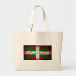 Baskenland-Flagge Jumbo Stoffbeutel