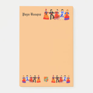 Baskenland, Frankreich Post-it Klebezettel