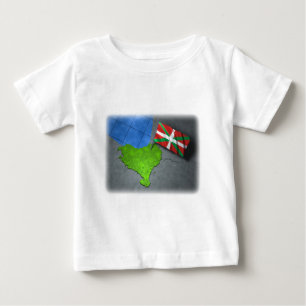 Baskenland mit seiner eigenen Flagge Baby T-shirt