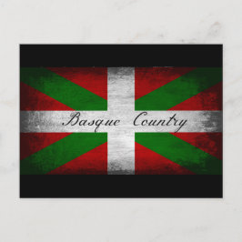 Baskenland: Not leidende Flagge Postkarte