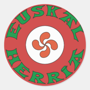 Baskensticker Runder Aufkleber