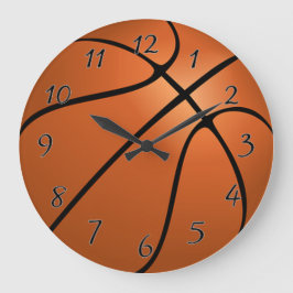 Basket Ball Große Wanduhr