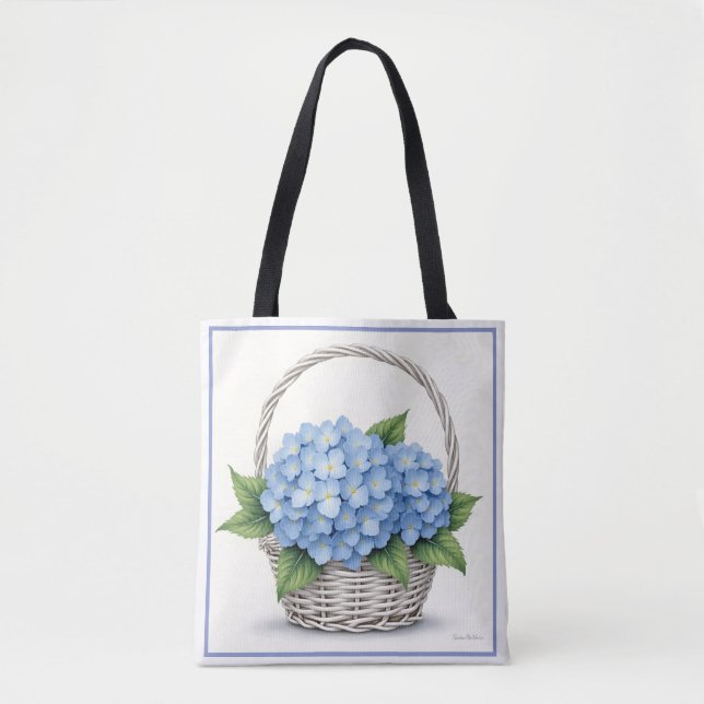 Basket of Blue Hydrangeas (Vorderseite)