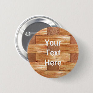 Basket Weave Button