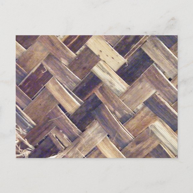 Basket Weave Postkarte (Vorderseite)