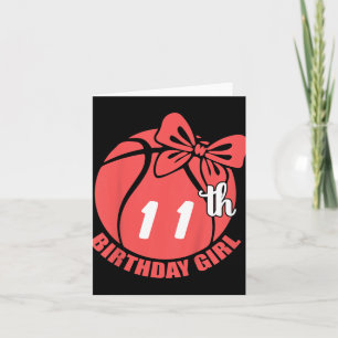 Basketball 11. Geburtstag Basketball Spieler Karte