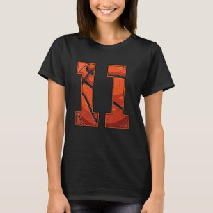 Basketball 11. Geburtstag Junge Mädchen Eleven 11 T-Shirt