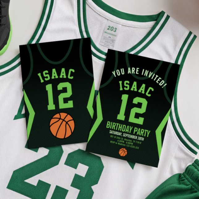 Basketball 12 Einladung zum Geburtstag (Von Creator hochgeladen)